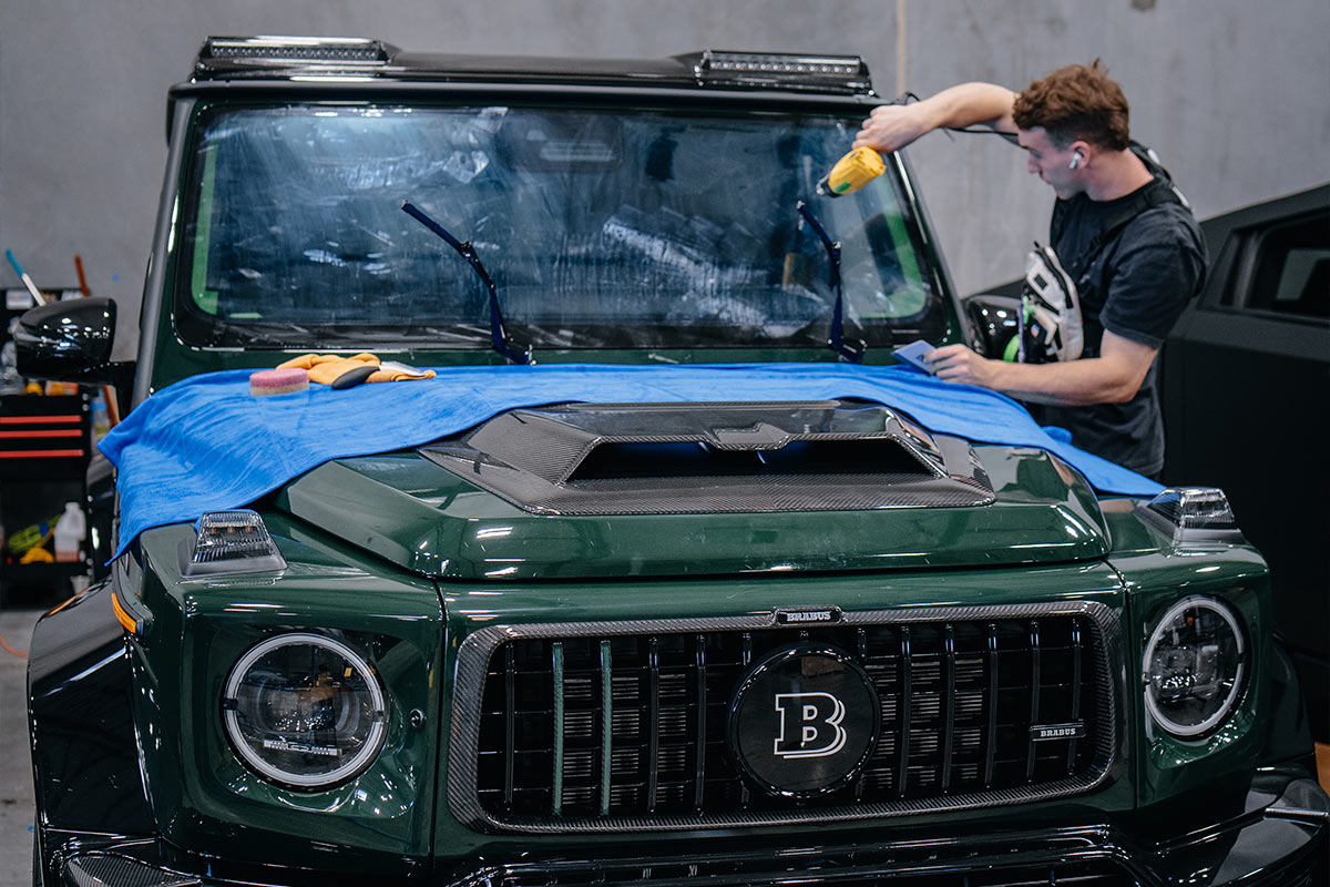 Windshield PPF Installation in Las Vegas