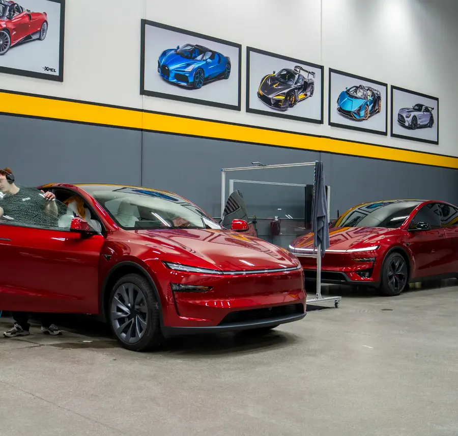 Tier 1 Autohaus vehicle protection installation bay