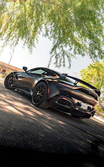 Aston Martin Satin PPF Ceramic Coating Window Tint