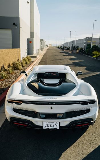 Ferrari 296 Satin PPF Ceramic Coating