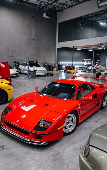 Ferrari F40 Full Paint Correction Ceramic Coating